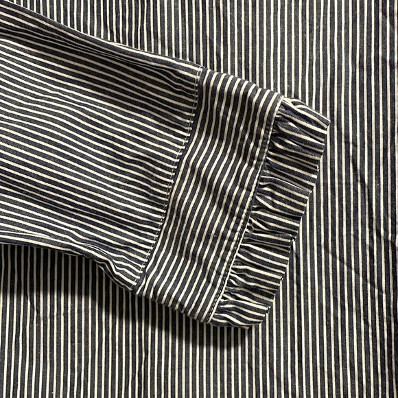 H&M Striped Navy and White Shirt - Picture 4 of 5